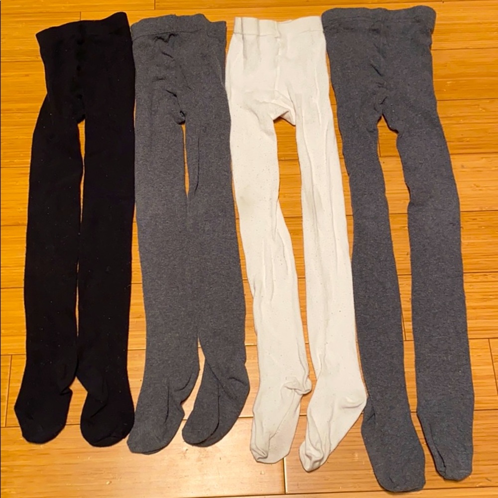 Gap Girls Tights size Small- set of 4